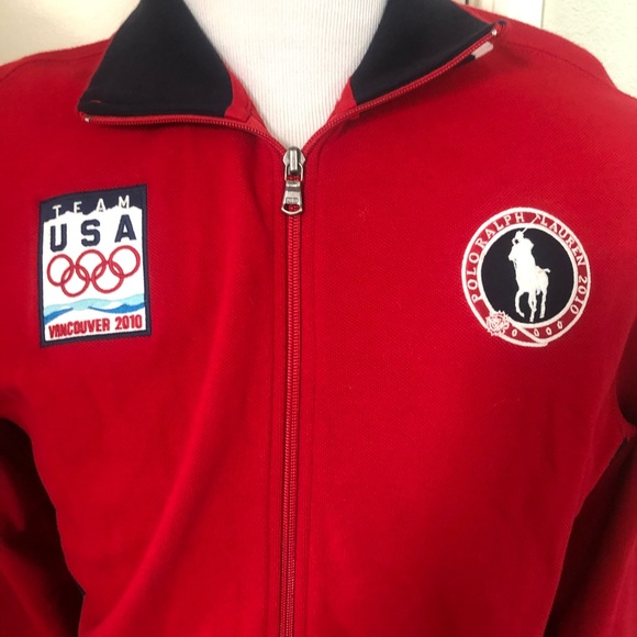Ralph Lauren Longsleeve Team USA 2010 Olympics Zip - Picture 2 of 9